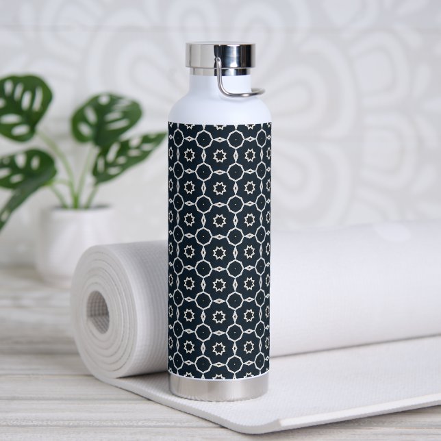 Botella De Agua Impreso geométrico (Yoga)