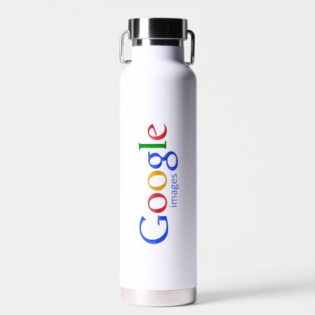Botella de agua imprime imágenes de Google a ambos (Delantero)