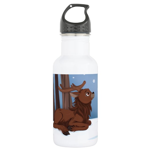 Botella De Agua Indio de invierno (Anverso)