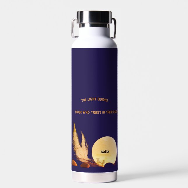 Botella De Agua Infinite Faith 22oz Celestial Blue Bottle (Delantero)