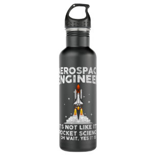 Botella De Agua Ingeniero Aeroespacial Guay Para Hombres Mujeres R