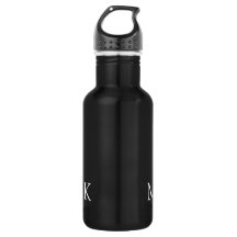 Iniciales monográficas personalizadas negro blanco