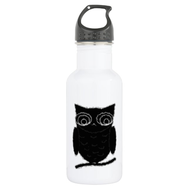 Botella De Agua Inkblot Owl (Anverso)