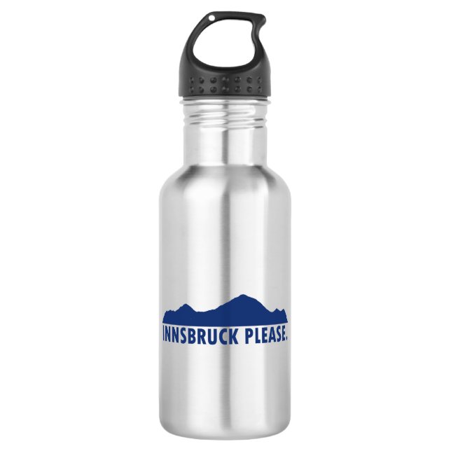 Botella De Agua Innsbruck Austria Por favor (Anverso)