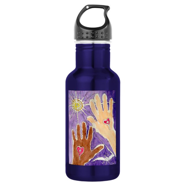 Botella de agua inoxidable (Anverso)
