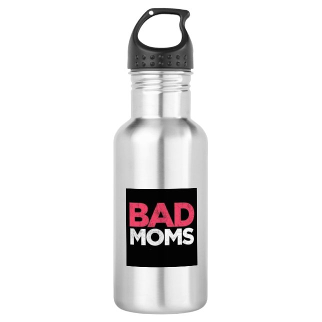 Botella de agua inoxidable BAD MOMS (Anverso)
