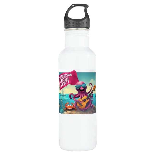 Botella de agua inoxidable Galveston Ukulele GUS 2 (Anverso)