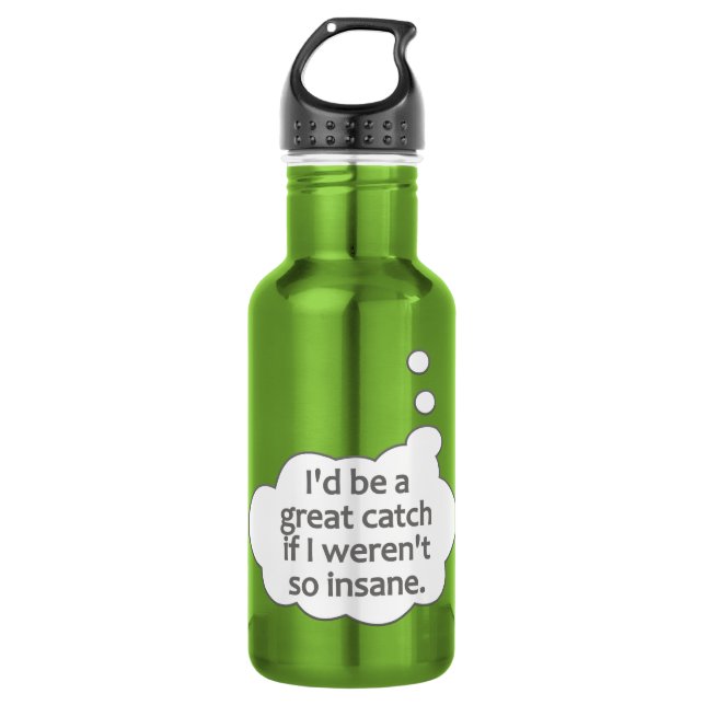 Botella De Agua Insensato (Anverso)