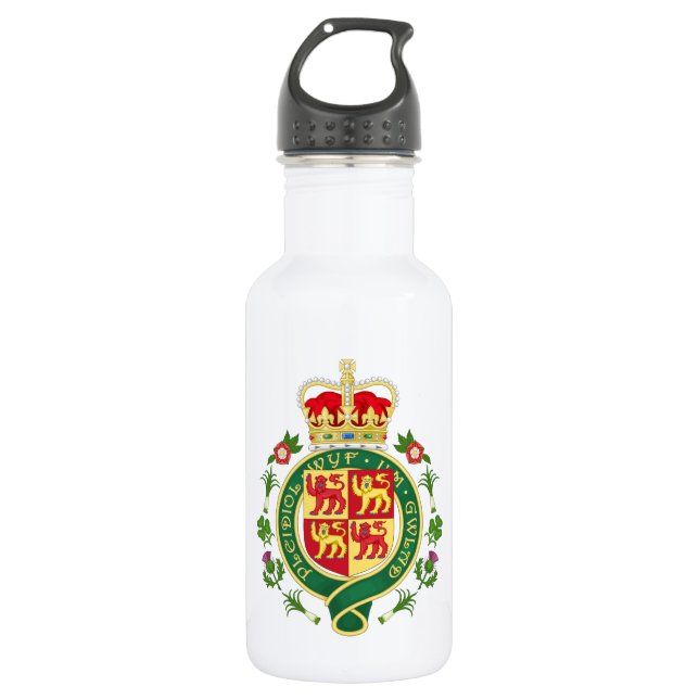 Botella De Agua Insignia real de Gales (Anverso)