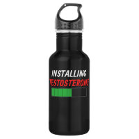 Instalación del frasco de agua de Testosterona