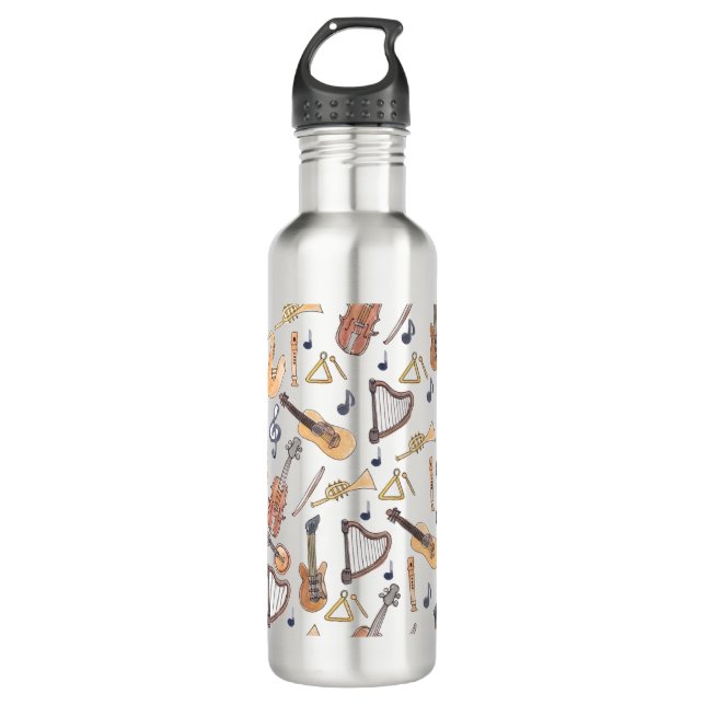 Botella De Agua Instrumentos musicales (Anverso)