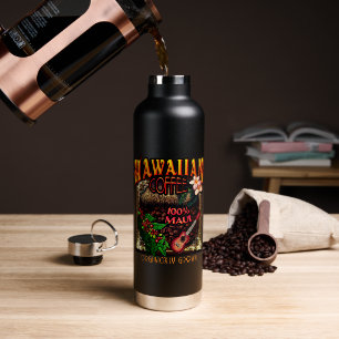 Botella De Agua Insulada Para Café Hawái