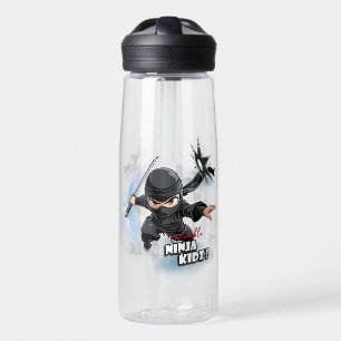 Botella De Agua Invencibles Ninja Kidz 25oz