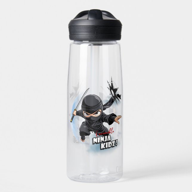 Botella De Agua Invencibles Ninja Kidz | 25oz (Delante)