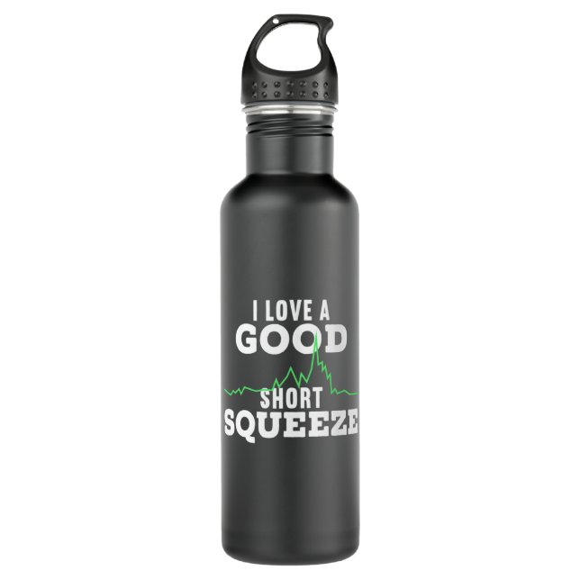 Botella De Agua Investor A Good Short Squeeze (Anverso)