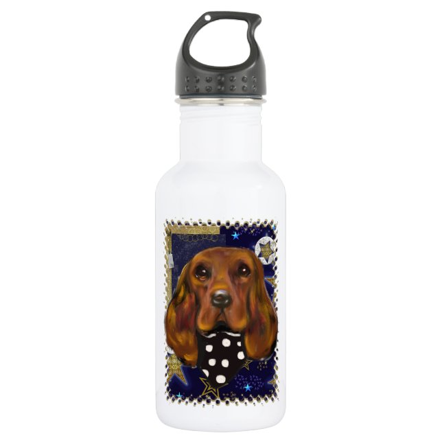 BOTELLA DE AGUA IRISH SETTER (Anverso)