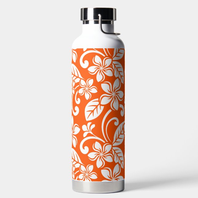 BOTELLA DE AGUA ISLAND PLUMERIA (MUY NARANJA) (Izquierda)