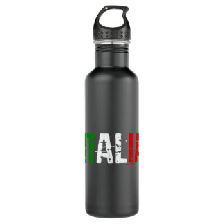 Botella De Agua Italia 2021 camiseta Bandera italiana Italia Itali