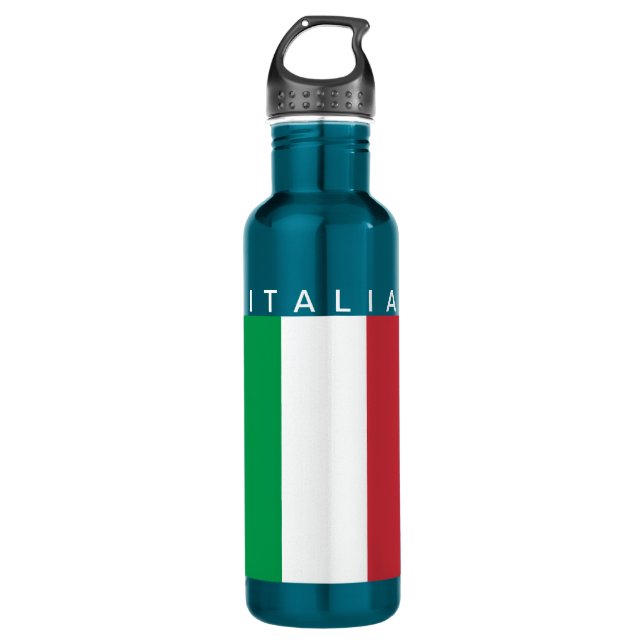 Botella De Agua Italia - bandera italiana (Anverso)
