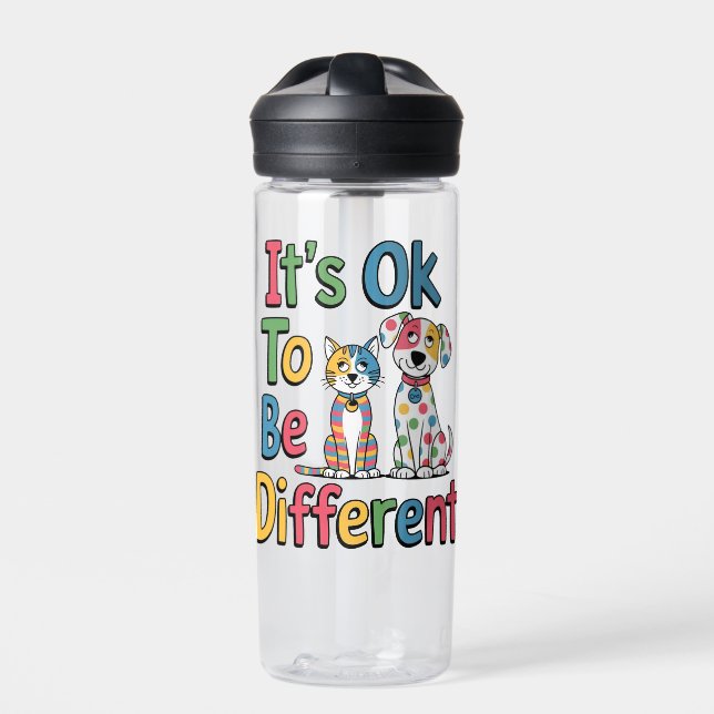 Botella De Agua It's ok to be different (Delante)