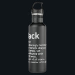 Botella De Agua JACK Definition Personalized Name Funny Birthday G<br><div class="desc">JACK Definition Personalized Name Funny Birthday Gift Idea</div>