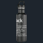 Botella De Agua JACK Definition Personalized Name Funny Birthday G<br><div class="desc">JACK Definition Personalized Name Funny Birthday Gift Idea</div>