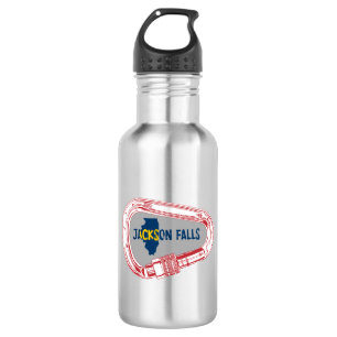 Botella De Agua Jackson Falls Illinois Rock Climbing Carabiner