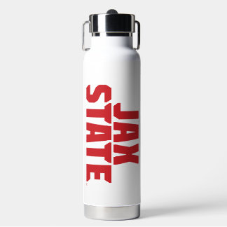 Botella De Agua Jacksonville State University JAX STATE Bold Red