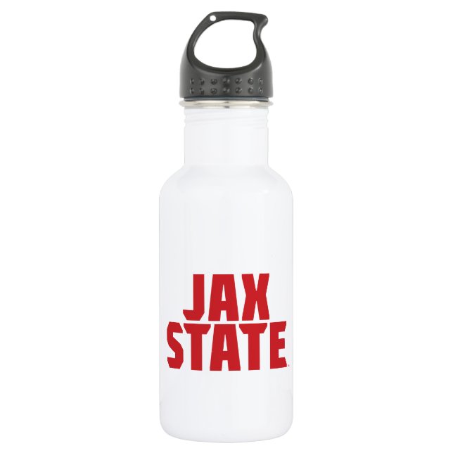 Botella De Agua Jacksonville State University JAX STATE Bold Red (Anverso)