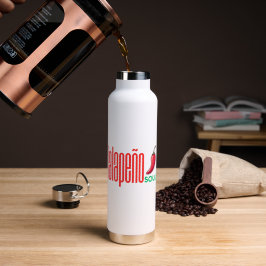 Botella De Agua Jalapeño Soul – Reusable Eco Bottle with Spicy Att