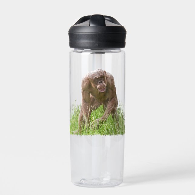 Botella De Agua Jambo El Único Chimpancé Sin Cabello (Delante)