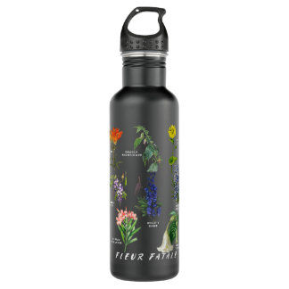 Botella De Agua Jardín Botánico Fleur Fatale Poison Botánico C