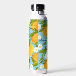Botella De Agua Jardín de árboles de los Naranjas de verano