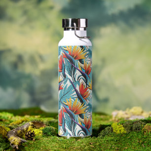 Botella De Agua Jardín de Ave del Paraíso