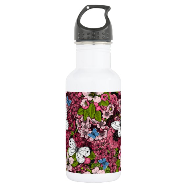 Botella De Agua Jardín de primavera (Anverso)