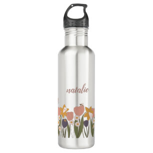 Botella De Agua Jardín de primavera personalizado