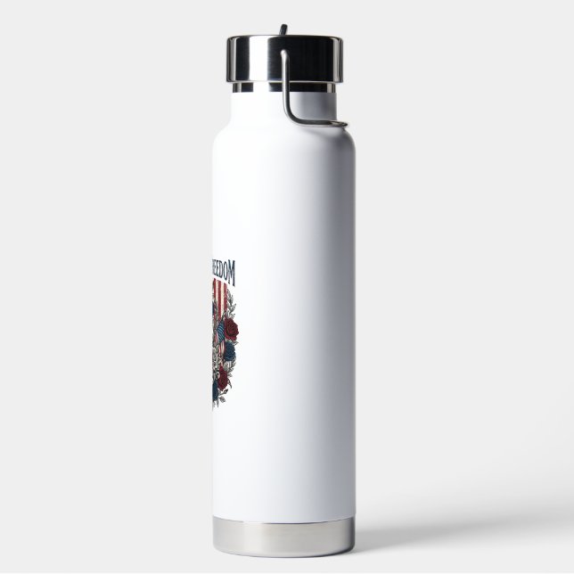 Botella De Agua Jardín de Rosas Patrióticas (Izquierda)