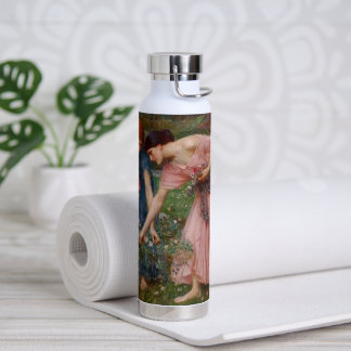 Botella De Agua Jardín Romántico Vintage Mujeres Pre-Rafaelitas