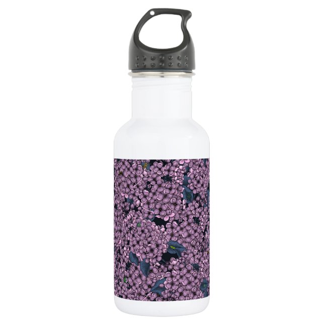 Botella De Agua Jardín Violet Lilac (Anverso)