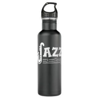 Botella De Agua Jazz Music - Cute Saxophone Player Outfit Jazz Mus
