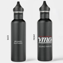 Botella De Agua JBHS VMA Negro con Personalizable de logotipo blan