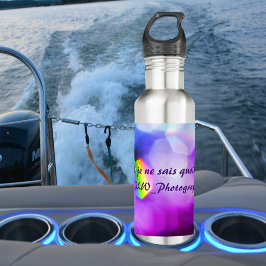 Botella De Agua Je ne sais quoi Dazzling Colorful Purple
