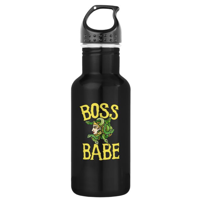 Botella De Agua Jefe Babe Feminist Medusa (Anverso)