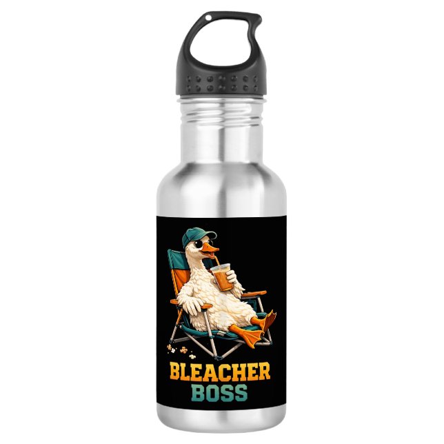 Botella De Agua Jefe de Gradas de Ganso (Anverso)