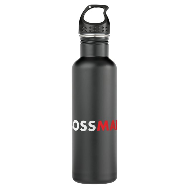 Botella De Agua Jefe - Popular idea de regalo Día del Jefe (Anverso)