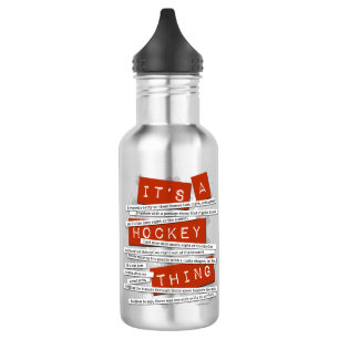 Botella De Agua Jerga de hockey
