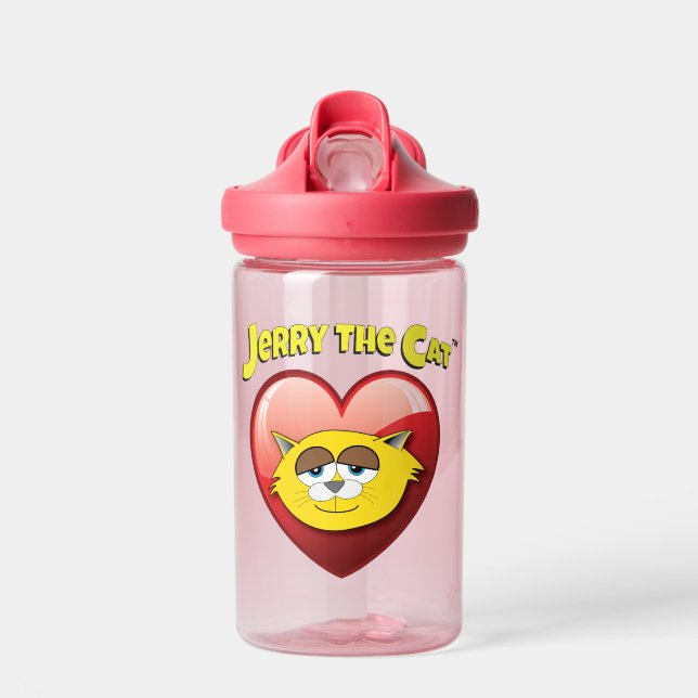Botella De Agua Jerry El Gato (Delante)