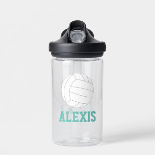 Botella De Agua Jersey de voleibol de nombre personalizado