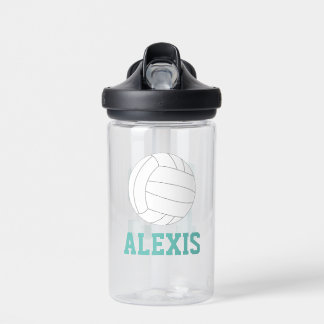 Botella De Agua Jersey de voleibol de nombre personalizado