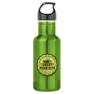 Botella De Agua Jinete de la autopista de las montañas Blue Ridge